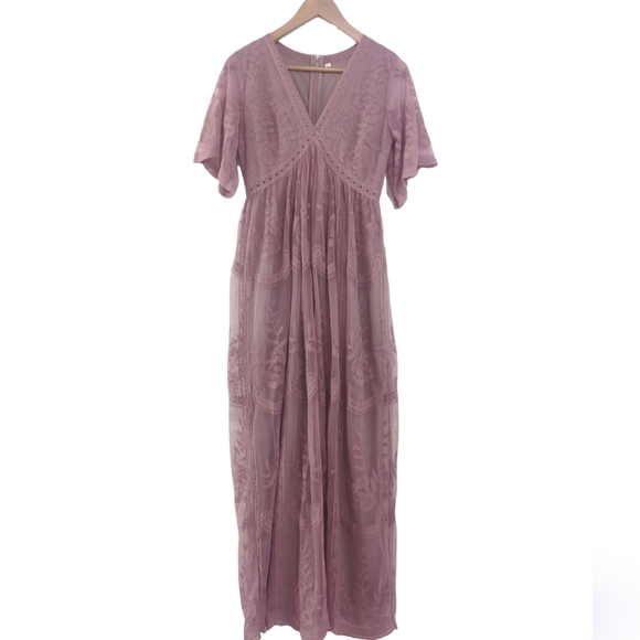 PINKBLUSH Lace Maxi Dress - Picture 8 of 16